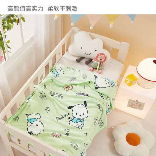 三丽鸥  法兰绒超柔毯-帕恰狗100x150cm  SLOTZPQGXS 商品图5