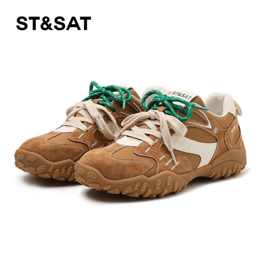 星期六美拉德风厚底运动阿甘鞋SSD1112S4K 商品图7
