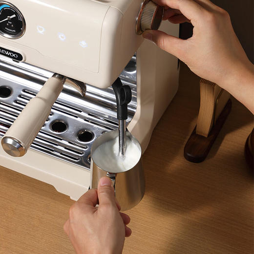 大宇（DAEWOO）咖啡机家用商用研磨一体式小型半自动咖啡机_DY-KF26A 商品图7