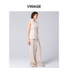 VIMAGE纬漫纪舒适宽松高级感松弛高腰阔腿休闲裤2025春季新款V2305931 商品缩略图2