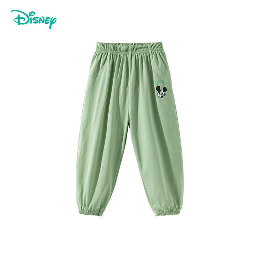 迪士尼2025春夏季新款男童米奇印花防蚊裤宽松透气速干凉爽运动裤休闲裤ZD2EK006 商品图7