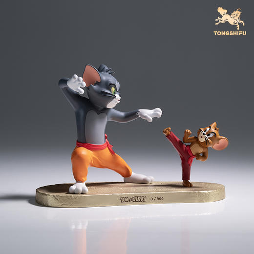 铜师傅 正版授权《猫和老鼠》Z款 限量手办 桌面铜摆件 工艺品 商品图2