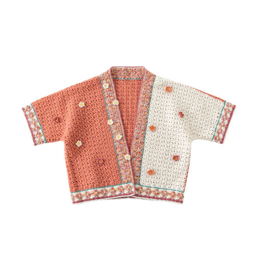 苏苏姐家花辞开衫手工diy钩针编织毛线团外套衣服材料包 商品图4