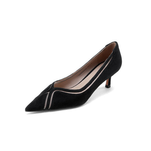 Westory2025年春季猫跟尖头通勤简约百搭浅口单鞋S25AE58541 商品图1