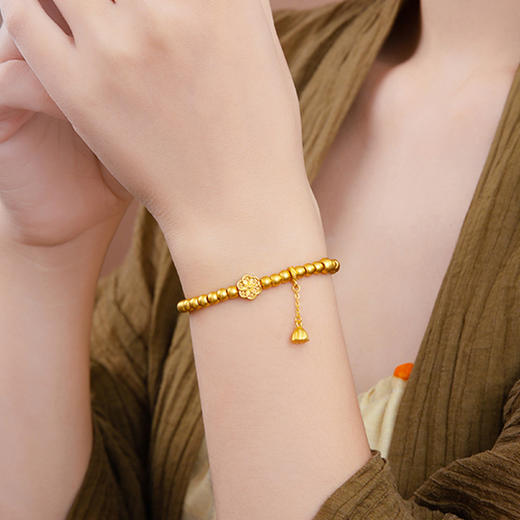 周六福S925银六相花手串ZLFD122395★ 商品图5