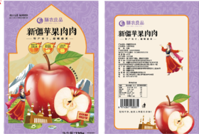 【膳农良品】新疆阿克苏苹果肉肉（苹果干）230g/包