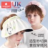 科巢儿童贝壳帽黑胶防晒帽男女童宝宝帽子防紫外线遮阳户外空顶帽 商品缩略图3