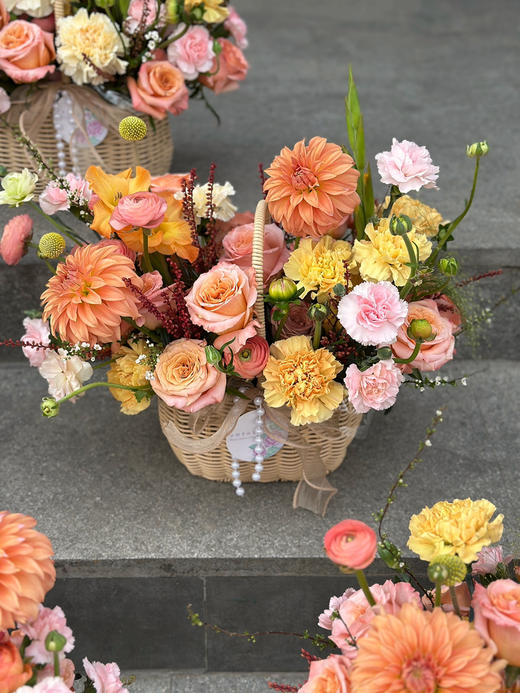 纯化手提花篮 商品图1