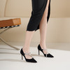 Westory2025年春季尖头高跟玛丽珍通勤宴会浅口单鞋S25AE58491 商品缩略图4