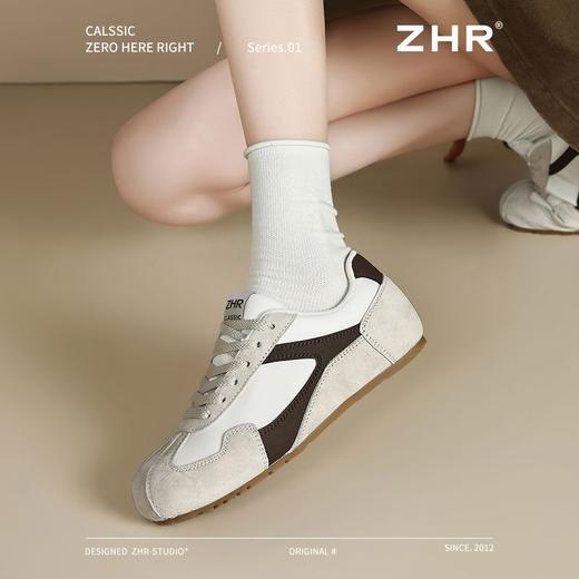 ZHR则则耐磨平底德训鞋新款超轻便懒人一脚蹬可爱休闲百搭女鞋ins 商品图3