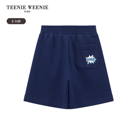 TeenieWeenie Kids小熊童装男童简约时尚宽松印花短裤TKTM256322N 商品图7