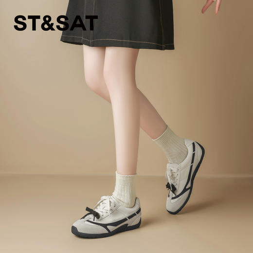 星期六美式拼色鞋带轻便舒适阿甘鞋SSD1112111 商品图6
