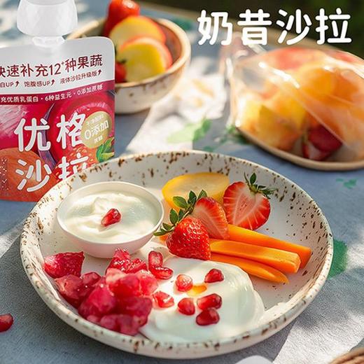 优格沙拉 | 一次吃到12种果蔬的酸奶 6种益生元100亿活菌 每袋热量<85kcal 富含多种微量元素 营养又饱腹 商品图2