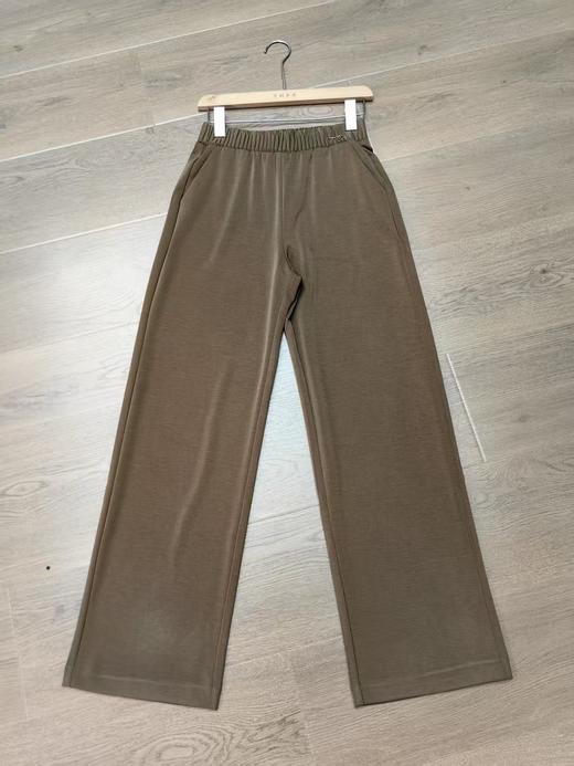 夏新款设计感松紧腰显瘦直筒休闲裤直筒裤 商品图12