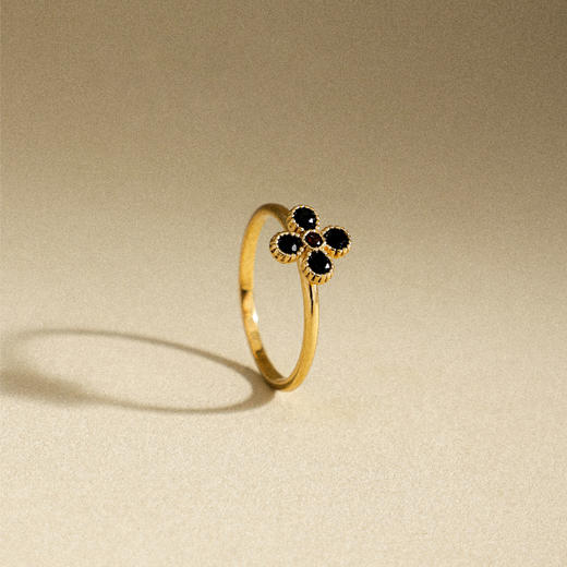 ARSIS银饰｜秘密花园系列 四叶草暮色戒指 商品图6