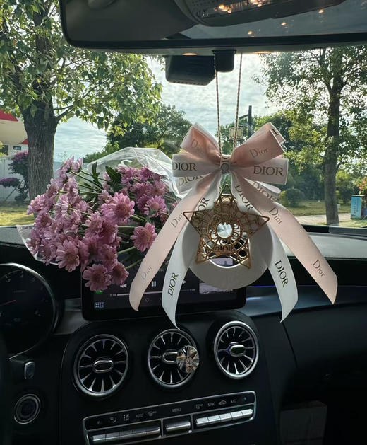 预售5-7天！Dio风铃车挂香薰 风铃扩香石搭配幸运星 仪式感氛围感拉足 精致伴手礼生日礼物 商品图3