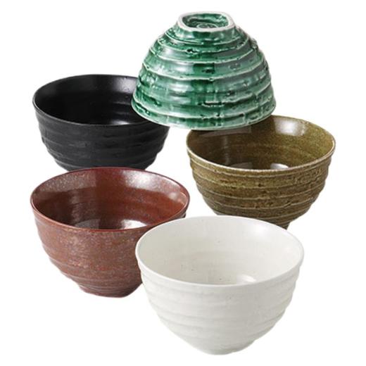 日本进口西庵窑釉之旅茶碗套装 商品图0