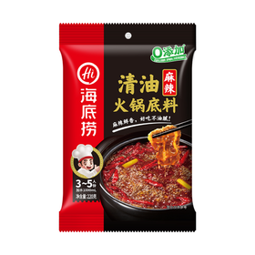 海底捞清油麻辣火锅底料 220g