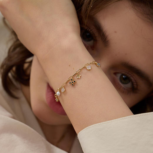 ARSIS银饰｜秘密花园系列 四叶草假日派对手链 商品图2