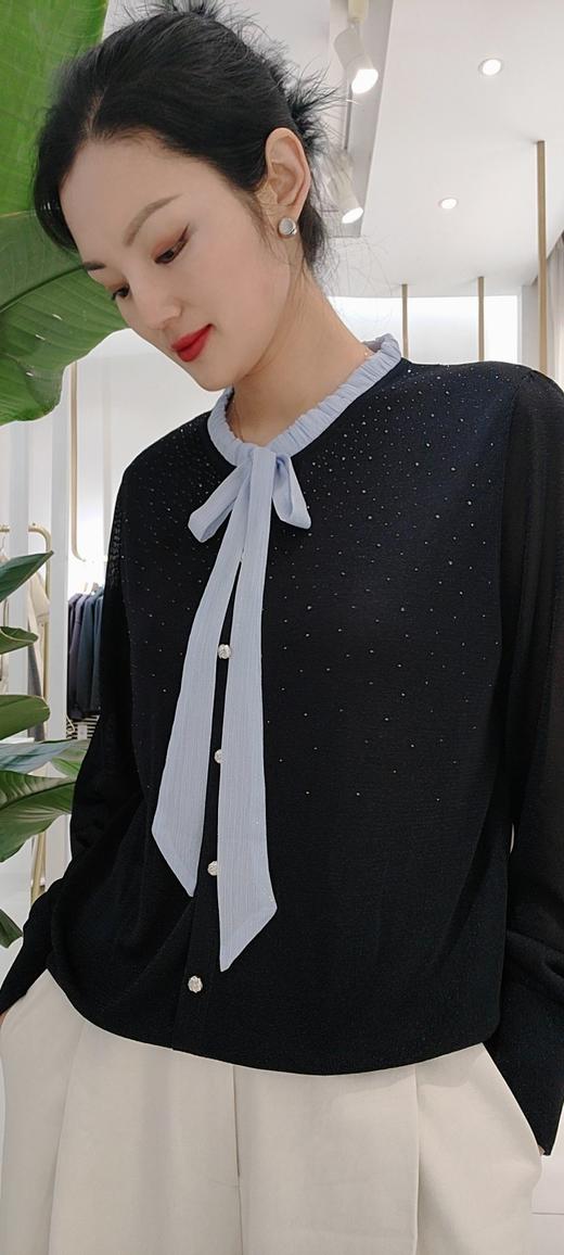 581036春款上新 露西丝飘带长袖 商品图4