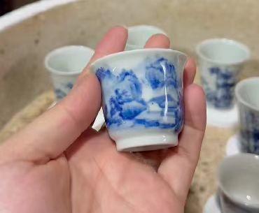 山水小品茗杯 商品图0