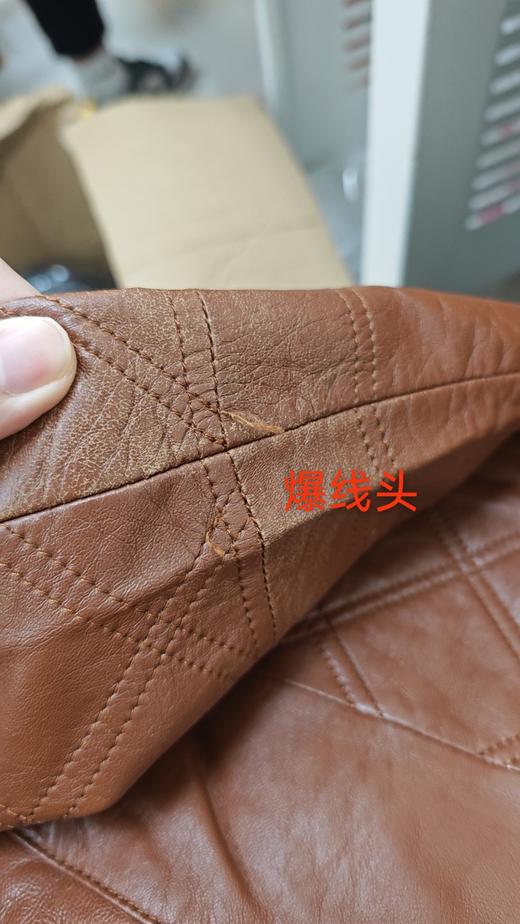 21444154450   莱恩雷迪LIENRIDY   咖啡色奢华水貂领绵羊皮羽绒保暖皮衣 商品图3