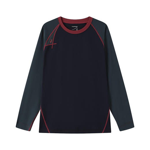 CryingCenter 经典男女情侣速干插肩袖宽松圆领打底TEE长袖 商品图11