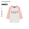 TeenieWeenie Kids小熊童装男女童凉感撞色插肩七分袖T恤TKLA256399I 商品缩略图9