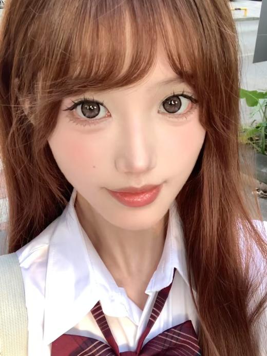 【半年抛大直径】Doragina-甜妹心事棕-14.5mm【半年抛 0-1000度 无525/575】 商品图7