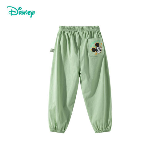 迪士尼2025春夏季新款男童米奇印花防蚊裤宽松透气速干凉爽运动裤休闲裤ZD2EK006 商品图8