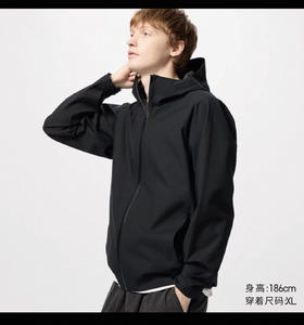 越产元单！U.N.Q b1ocktech连帽薄款冲锋衣外套 WT843