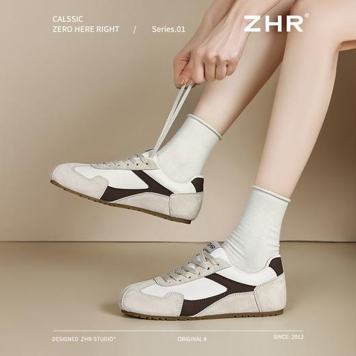 ZHR则则耐磨平底德训鞋新款超轻便懒人一脚蹬可爱休闲百搭女鞋ins 商品图1