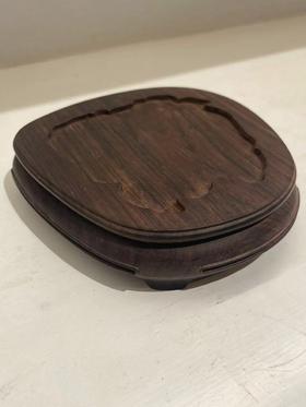 砚形酸枝底座12*13*3