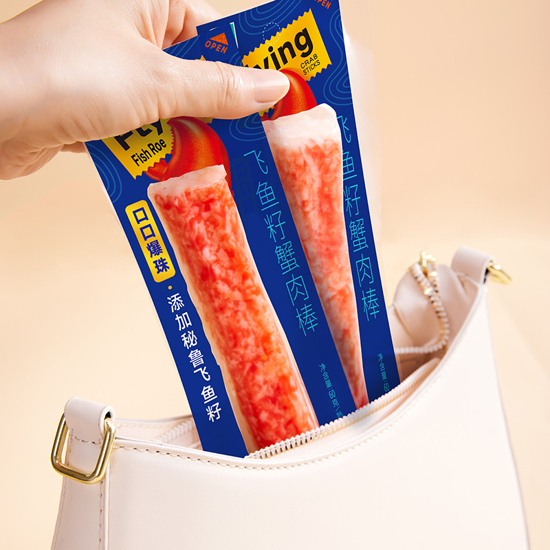 优形新品 飞鱼籽蟹肉棒60g*袋