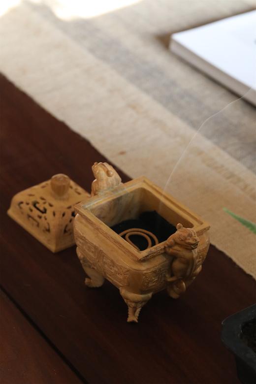 赤龙香炉°黄杨木 商品图9