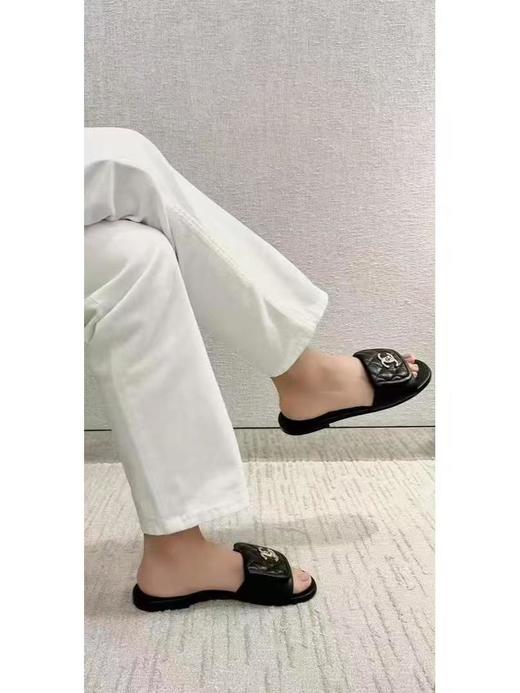 25ss早春Chane*新款菱格书包扣拖鞋！菱格书包扣终于出拖鞋款了（HC） 商品图2