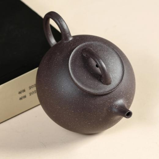 圆瓢 宜兴原矿紫砂 小品壶慢生活 泡茶壶 生活美学茶器 色泽效果细腻而丰富 商品图3
