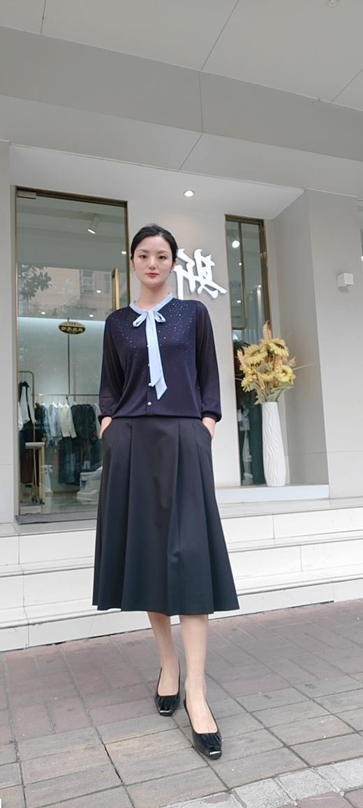 581036春款上新 露西丝飘带长袖 商品图3