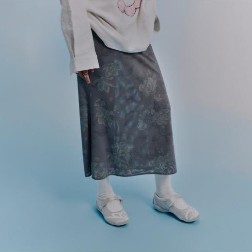 GOODBAI GOODEES满印网面弹力鱼尾半裙 商品图0