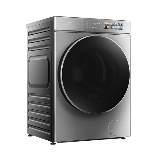 TCL12公斤超级筒P7超薄洗烘一体滚筒洗衣机_1.2洗净比_全域免污_540mm大筒径_智能投放_G120P7-HDI 商品图2