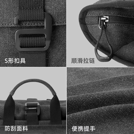 洛克兄弟小布车复古车头包折叠自行车前包车把包城市通勤骑行背包 商品图4