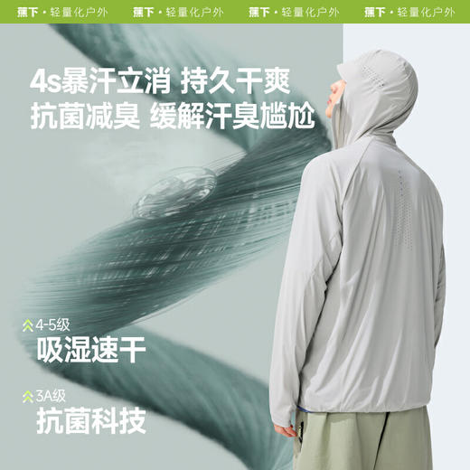 【云粉节】【8.5折】6楼蕉下男士超轻薄凉感运动防晒衣（宽松款）DS939吊牌价349 商品图2