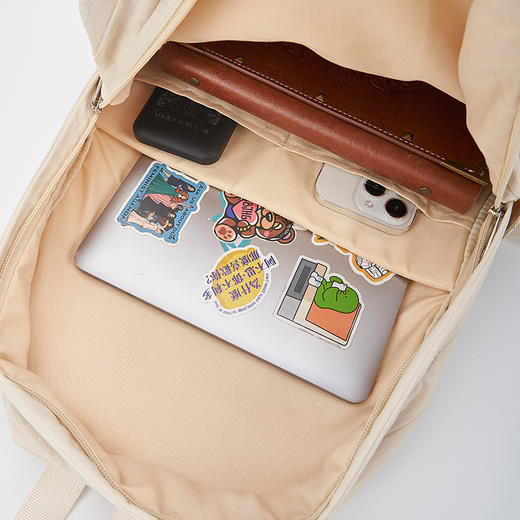 大英博物馆 盖亚·安德森猫系列 休闲轻便背包双肩包 米色 商品图3