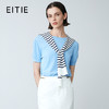 EITIE爱特爱夏新款简约基础款舒适弹力修身通勤百搭针织衫7801502 商品缩略图1