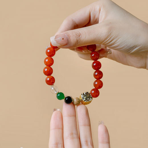 2025年蛇年巳火飞昇吉运珠手串 商品图1