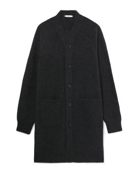 男款V领长针织开衫 013