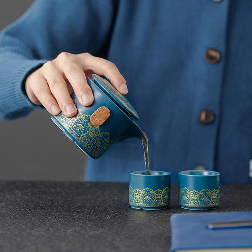 朕的潮代·案上春山茶具套组 紫禁文创出品  品茶赏器 送礼佳品 商品图4