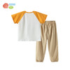 贝贝怡童装儿童短袖套装女童夏季凉爽两件套2025新款男童t恤夏装ZB2ET023 商品缩略图7