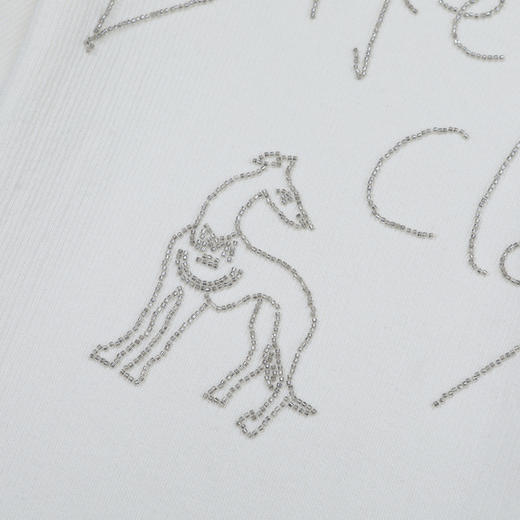 谜底针织衫短袖女2025夏季新品复古文艺紧身H型短毛衣252MZ0891 商品图3