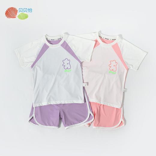 贝贝怡女童夏季短袖套装ZB2ET030 商品图10